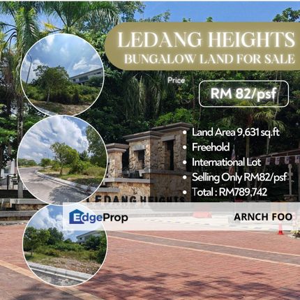 Bungalow land/ leading height/ for sale, Johor, Ledang Heights