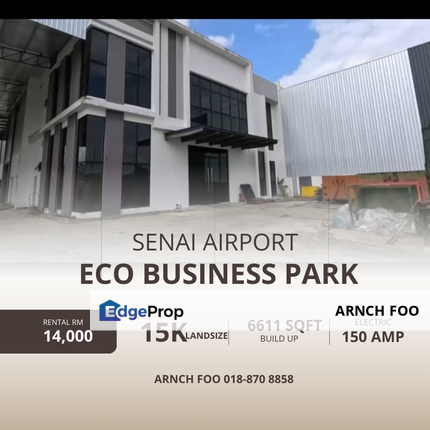 Semi-D Factory Eco Business Park 2 Senai, Johor, Senai