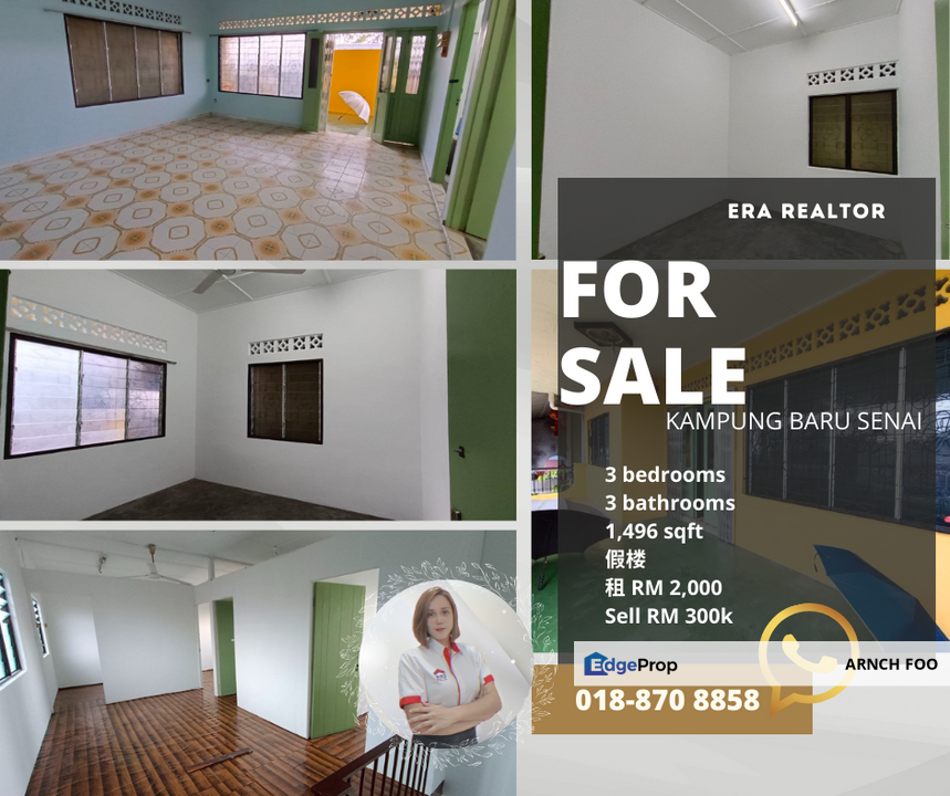 Kampung Baru Senai Single Storey , Johor, Senai