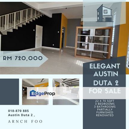 Double Storey Terrace Endlot, Johor, Johor Bahru