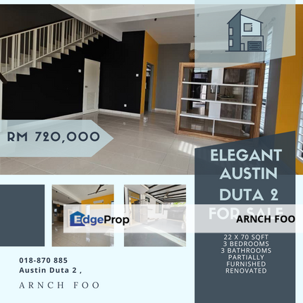 Double Storey Terrace Endlot, Johor, Johor Bahru