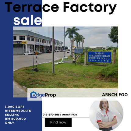 Pontian Maju Terrace factory, Johor, Pontian