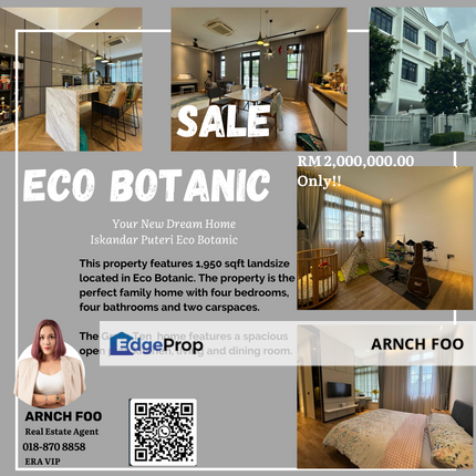2.5 storey terrace house , Johor, Nusajaya
