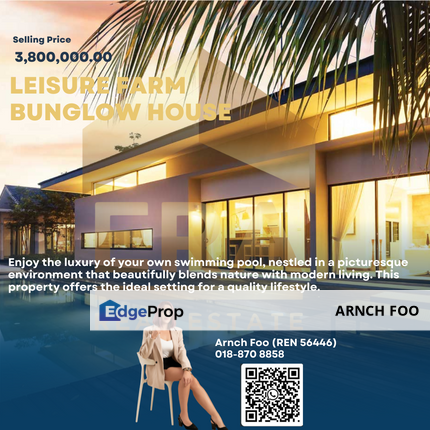 Leisure Farm Bungalow, Johor, Gelang Patah