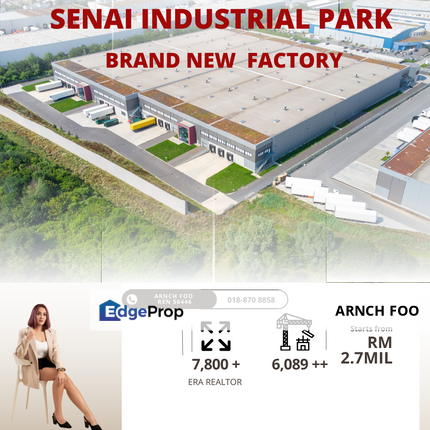 2 storey cluster factory for Sale @RM2,741,000 By ARNCH FOO | EdgeProp.my