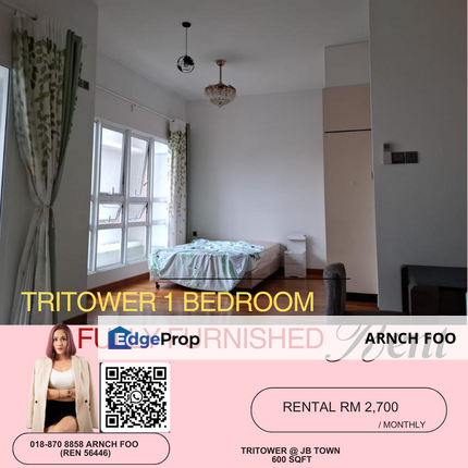 Tritower 1 bedder, Johor, Johor Bahru