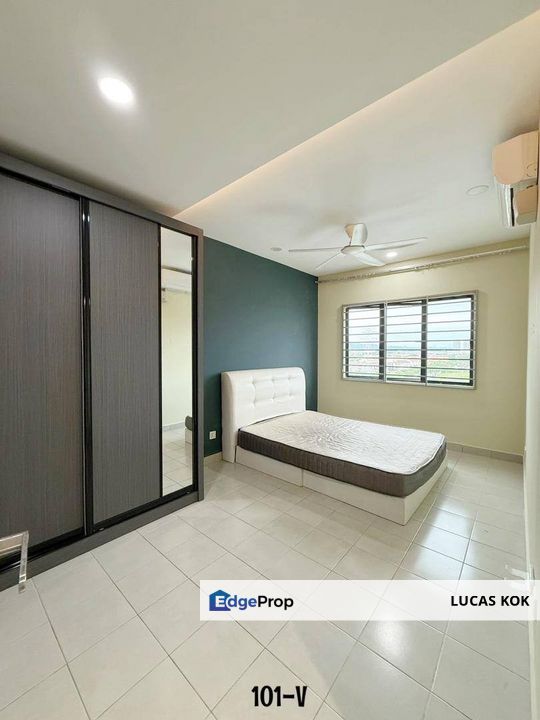 Partially Furnished Seruling Apartment Bandar Bukit Raja Klang For Rent, Selangor, Klang