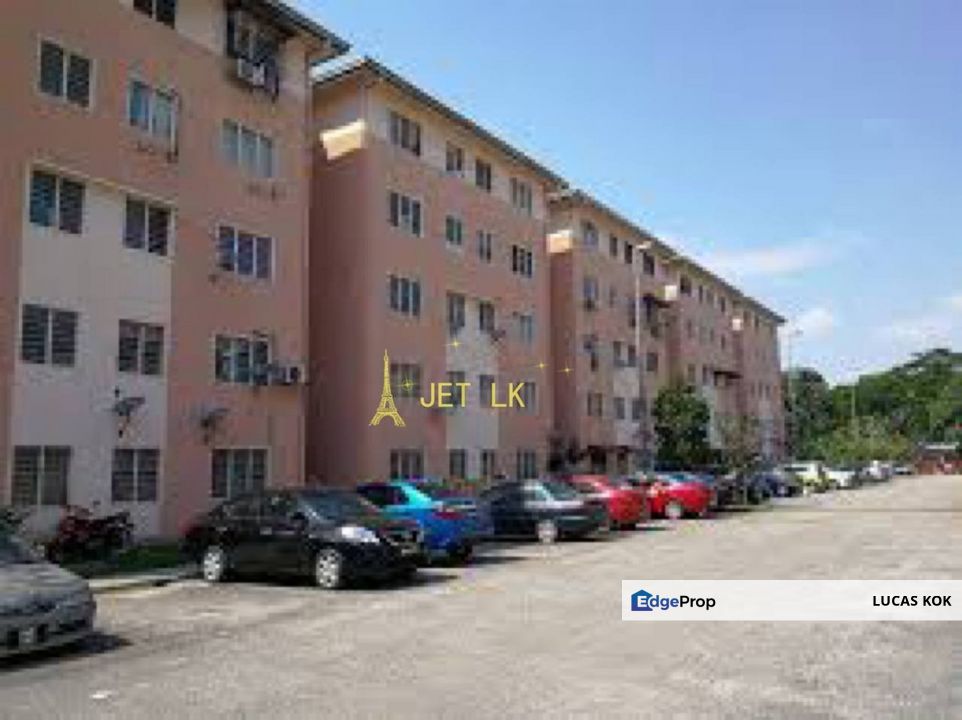 Ground Floor Flat Full Loan & Cash Out Pangsapuri Palma Bandar Botanic Klang For Sell, Selangor, Bandar Botanic/Bandar Bukit Tinggi