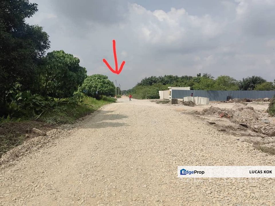 Empty Land For Rent Jalan Sijangkang Utama Telok Panglima Garang With Fencing, Selangor, Kuala Langat