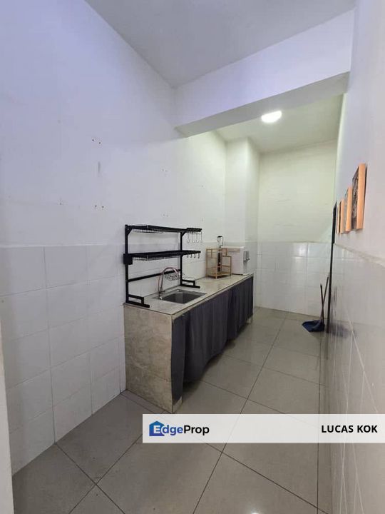 Ground floor Palm Garden Apartment Bandar Baru Klang Corner Unit BBK For Rent, Selangor, Klang