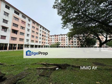 RM500 Booking & Full Loan Flat Pkns Shah Alam Seksyen 7 Near I-city, Selangor, Shah Alam