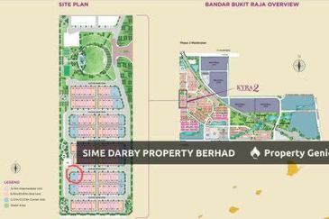  Corner Lot with Extra Big Land 38 Ft  2-STOREY LINK HOUSE KYRA 2 BANDAR BUKIT RAJA, KLANG