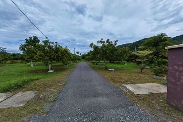 RUMAH BANGLO MEWAH DAN TANAH HAMPIR 1 RELUNG DI KURONG BATANG UNTUK DIJUAL 
