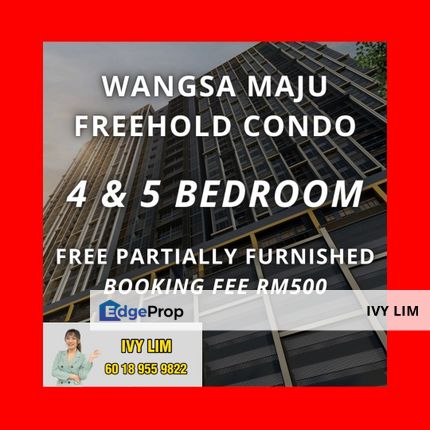 Altris Residence, Wangsa Maju, Kuala Lumpur - Freehold Condo 4 & 5 Bedroom Free Furnished Full Loan, Kuala Lumpur, Wangsa Maju