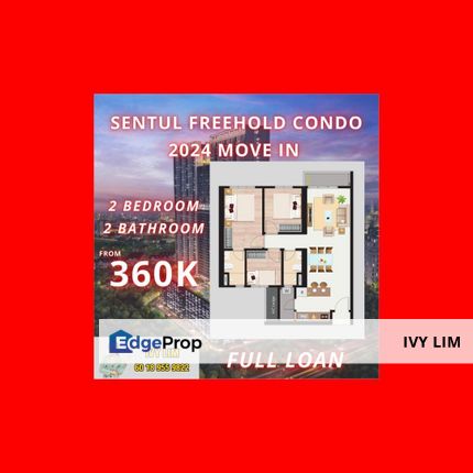 M Arisa, Sentul, Kuala Lumpur - KL Freehold Condo 3 Bedroom Free Furnished 2024 Move In , Kuala Lumpur, Sentul