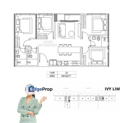 Henna Residence @ The Quartz, Wangsa Maju, Kuala Lumpur, Freehold Condo, 4 Bedroom, Free Furnish, Full Loan, Kuala Lumpur, Wangsa Maju