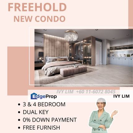 Trinity Wellnessa, Ampang, Selangor, KL, Freehold, New Condo, 3 & 4 Bedroom, Dual Key, Selangor, Ampang