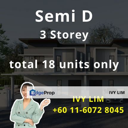 Sierra Hijauan, Ampang, Selangor, Kuala Lumpur, New Landed, Semi D, Triple Storey, Freehold, 0% Down Payment, Selangor, Ampang