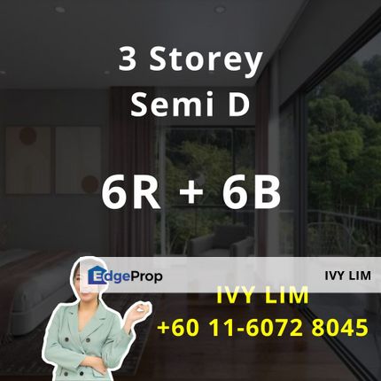 Sierra Hijauan, Ampang, Selangor, Kuala Lumpur, Semi D, Landed Superlink, Triple Storey, 0% Down Payment, Free MOT, Selangor, Ampang
