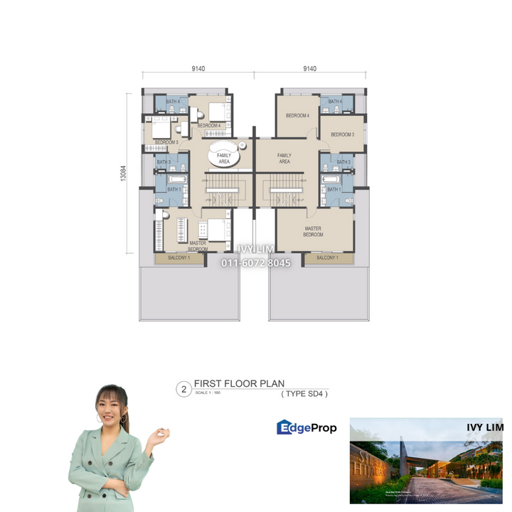 Triple Storey Semi D For Sale, Gated Guarded, KL Landed House, Nassim Heights, Ampang Jaya, Kuala Lumpur, Kuala Lumpur, Ampang