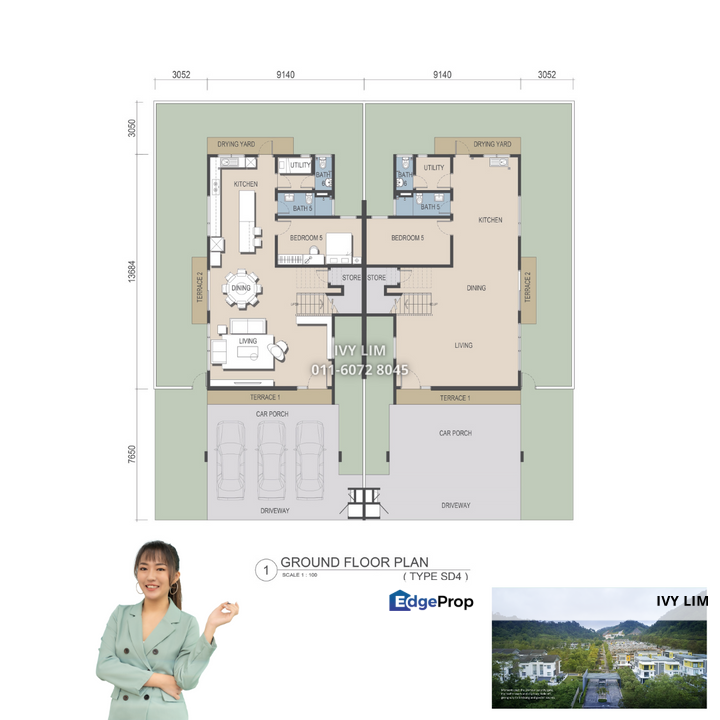 KL Landed For Sale, Triple Storey Semi D, New Project, Nassim Heights, Ampang Jaya, Kuala Lumpur, Kuala Lumpur, Ampang