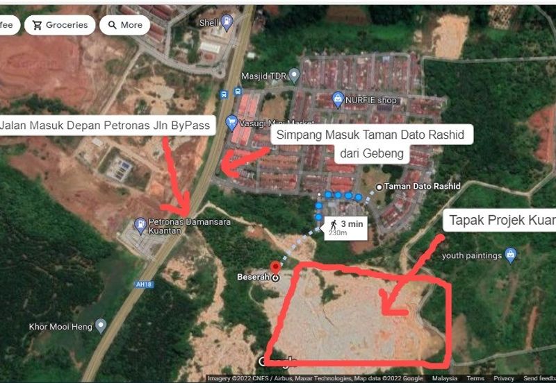 Lot Tanah Mukim Beserah Kuantan (Untuk Dijual)