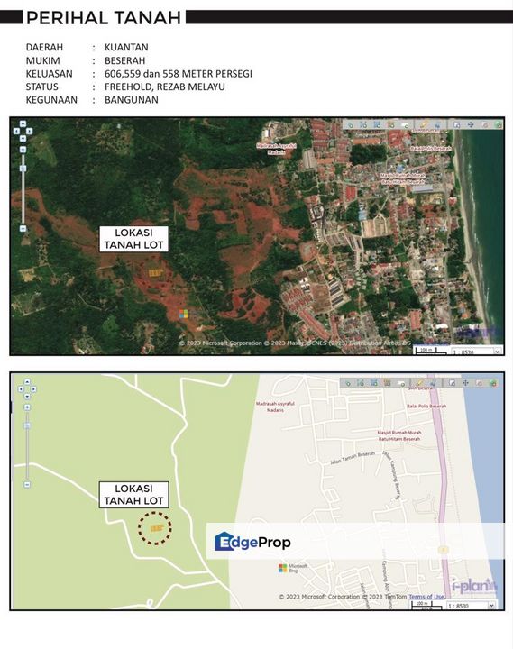 Lot Tanah Beserah Kuantan (Untuk Dijual), Pahang, Kuantan