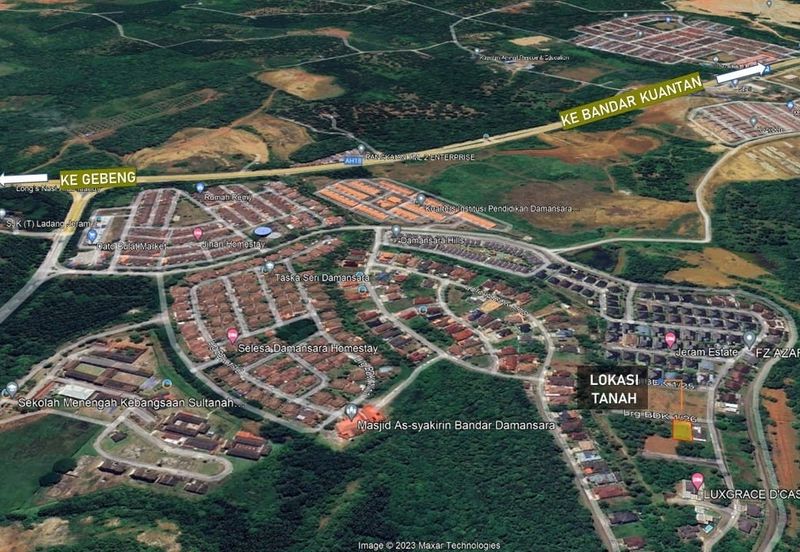 Lot Tanah Banglo Damansara Kuantan (Untuk Dijual)