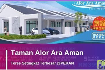 Teres 1 Tingkat Taman Aloa Ara Aman Pekan (Untuk Dijual)