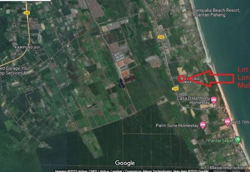 Lot Tanagh Kampung Sungai Dua Kuantan (Untuk Dijual)