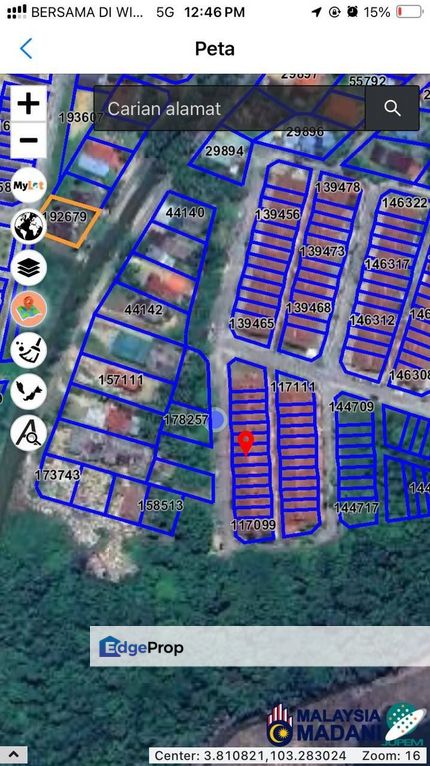Lot Banglo - Kg Tiram, Indera Mahkota Kuantan Untuk Dijual, Pahang, Kuantan