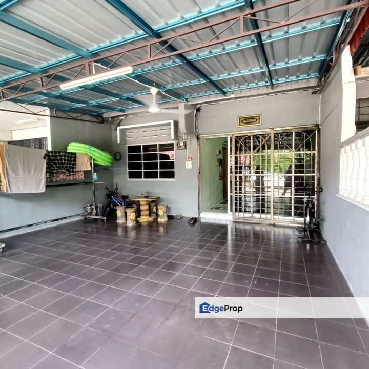 TERES TAMAN MARAN JAYA, MARAN (RENOVATED) DAPUR KITCHEN KABINET TABLE TOP UNTUK DIJUAL (PORCH FULLY TILE & AWNING), Pahang, Maran Mengkarak