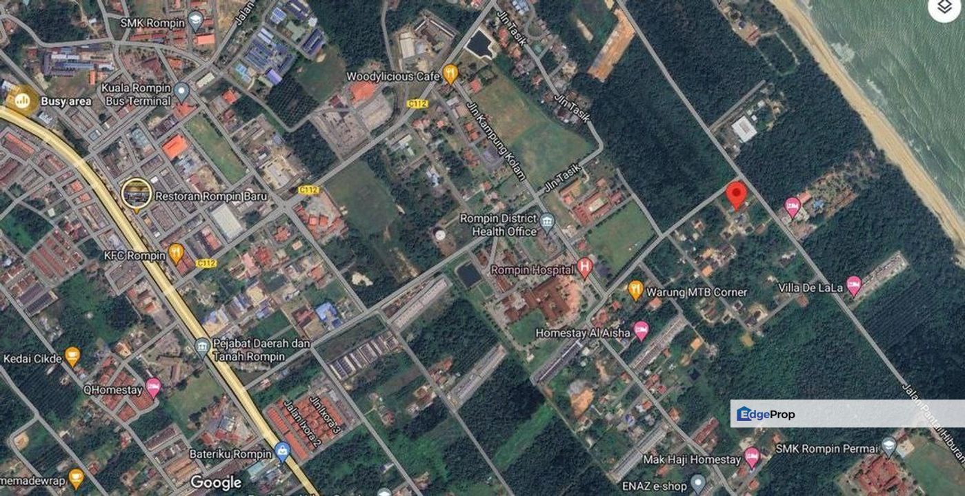 TANAH LOT BERHAMPIRAN PANTAI HIBURAN, ROMPIN PAHANG UNTUK DIJUAL, Pahang, Kuala Rompin