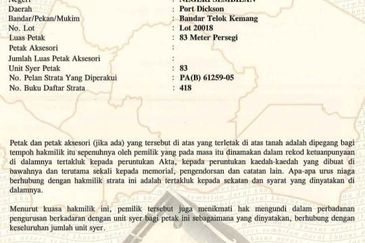 JALAN PANTAI PORT DICKSON