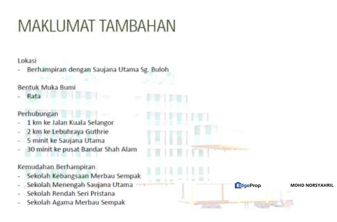 U17 Shah Alam near Guthrie Highway, Selangor, Sungai Buloh