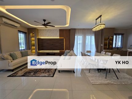 Serene Mont Kiara, 3 Storey Superlink, End Lot, Fully Furnished, Rent, Kuala Lumpur, Sri Hartamas 