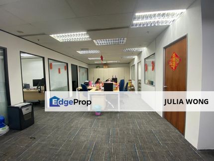 Available Aug 2025: Partial furnished office (1268 sqft), Selangor, Damansara Utama