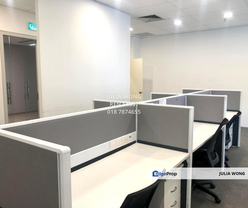 Fully fitted office with PNB118 view, ready move in, Kuala Lumpur, Pudu