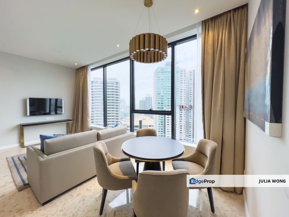 Fully furnished unit with bathtub, PNB118 view, Kuala Lumpur, Bukit Bintang