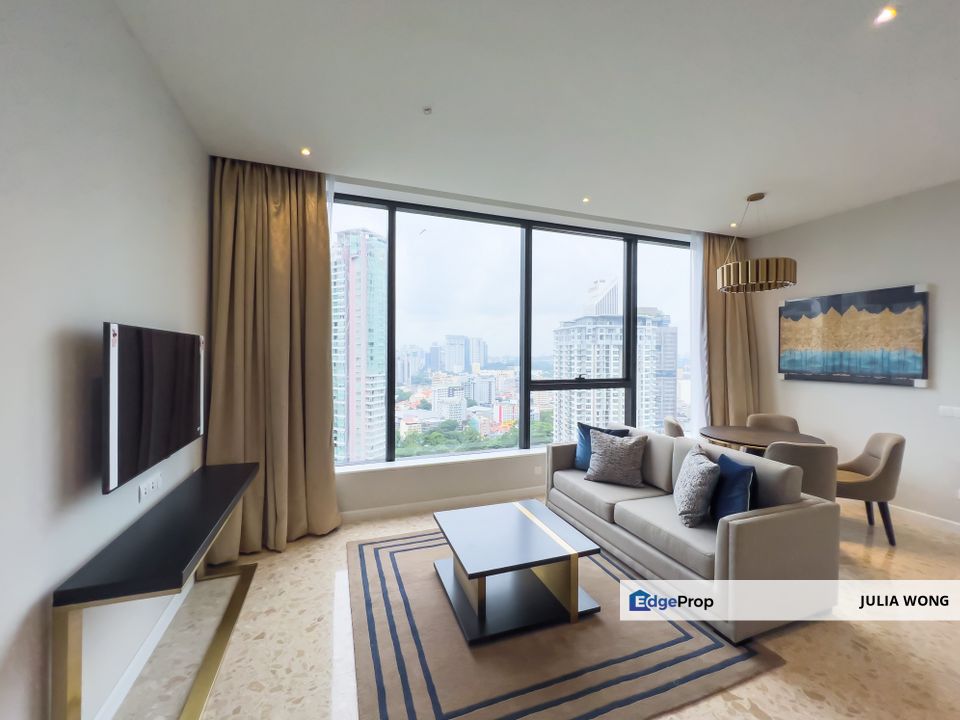 Fully furnished unit with bathtub, PNB118 view, Kuala Lumpur, Bukit Bintang