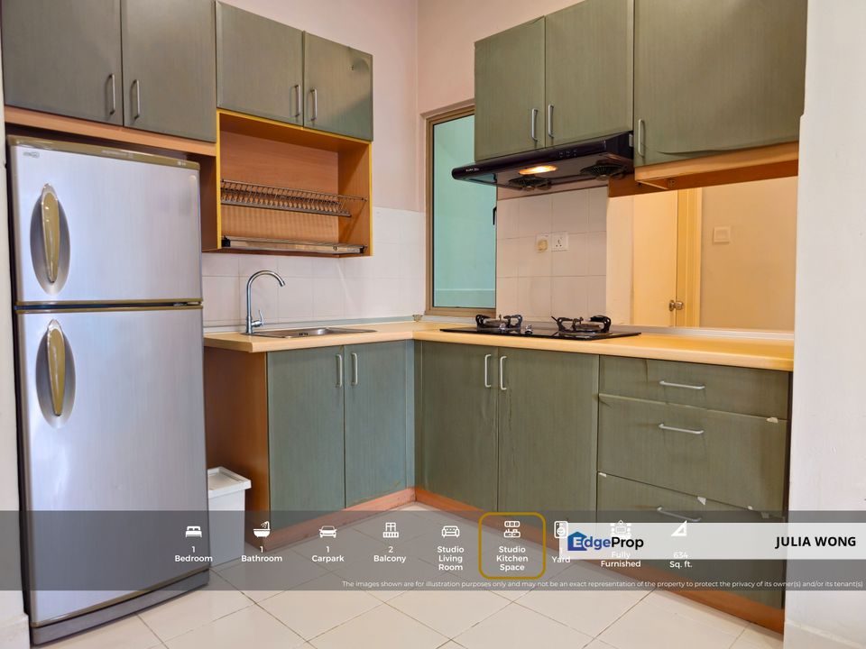 Fully furnished 1 Bedroom with balconies, Selangor, Damansara Perdana