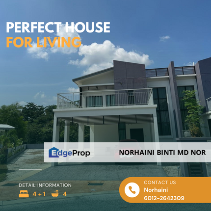 FOR SALE DOUBLE STOREY SEMI D FULLY FURNISHED IN CYBERJAYA, Selangor, Cyberjaya