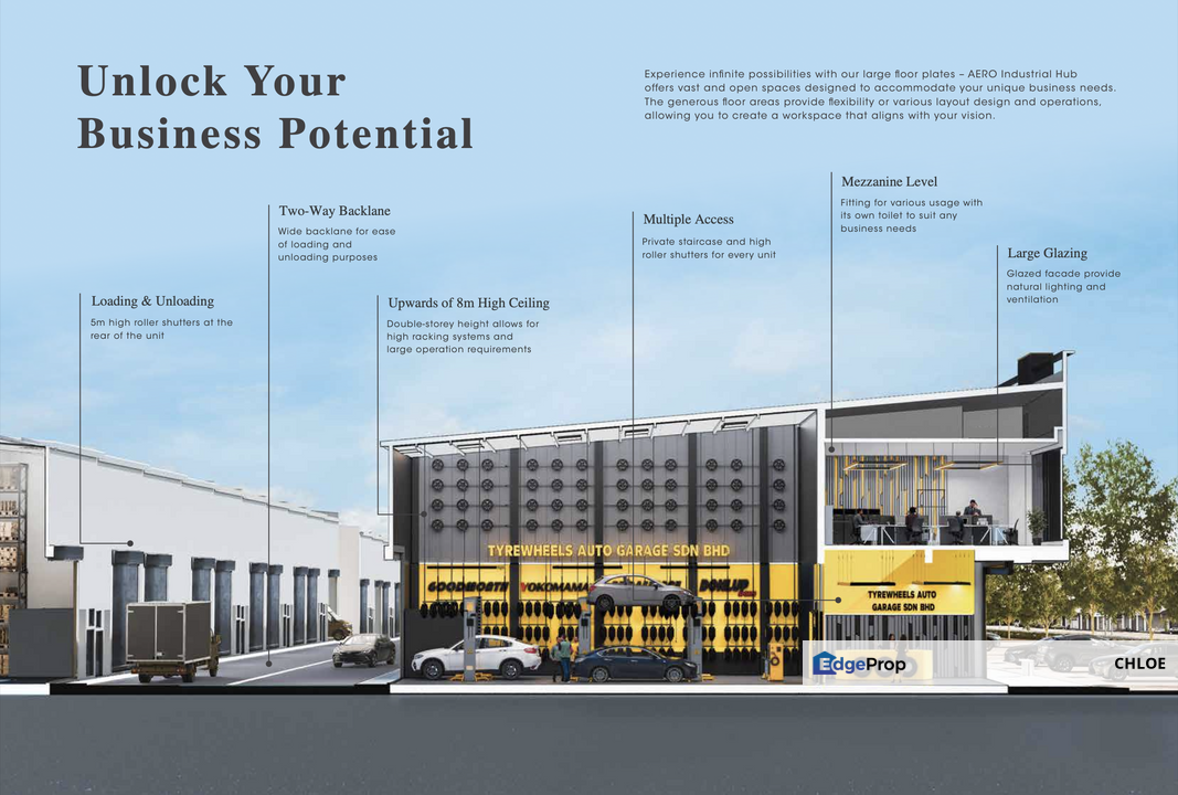 Freehold versatile factory warehouse space face main road modern design strategic location, Negeri Sembilan, Nilai