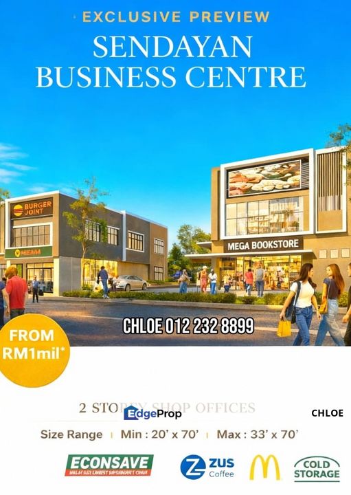 New Project 2sty Shop lot Sendayang Seremban, Negeri Sembilan, Seremban