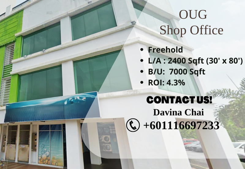OUG Corner Shop Office For Sale
