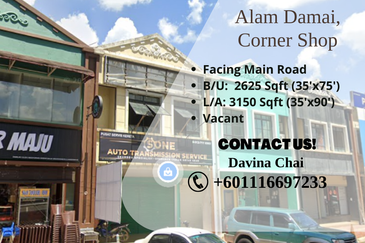 Cheras, Alam Damai Corner Shop For Rent
