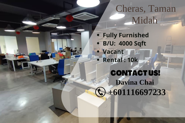 Cheras, Taman Midah Shop Office For Rent