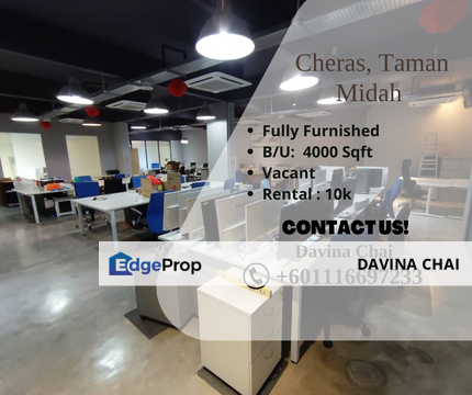 Cheras, Taman Midah Shop Office For Rent, Kuala Lumpur, Cheras