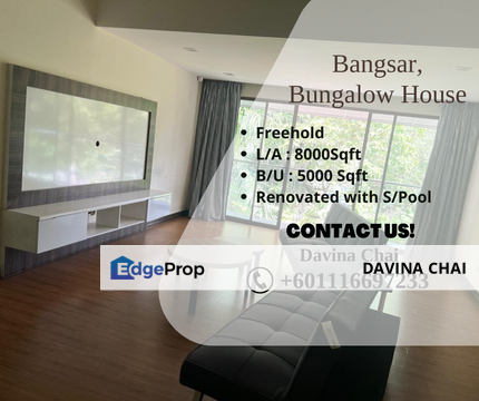 Bangsar @ 2 Storey Bungalow For Sale, Kuala Lumpur, Bangsar