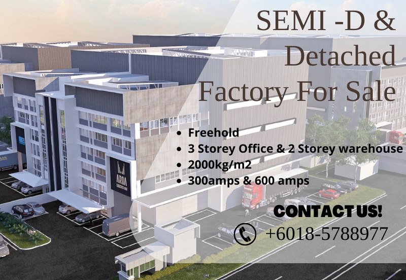 Semi Detached & Detached Factory For Sale